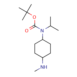 tert-butylN-[4-(methylamino)cyclohexyl]-N-(propan-2-yl)carbamate图片