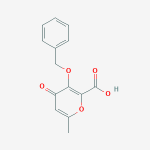 3-(benzyloxy)-6-methyl-4-oxo-4H-pyran-2-carboxylicacid图片