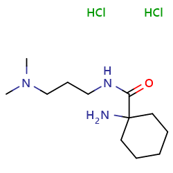 1-amino-N-[3-(dimethylamino)propyl]cyclohexane-1-carboxamidedihydrochloride图片