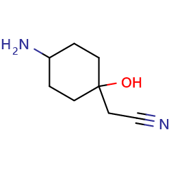2-(4-amino-1-hydroxycyclohexyl)acetonitrile图片