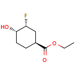 ethyl(1S,3R,4S)-rel-3-fluoro-4-hydroxycyclohexane-1-carboxylate图片