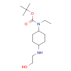 tert-butylN-ethyl-N-{4-[(2-hydroxyethyl)amino]cyclohexyl}carbamate图片