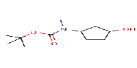 tert-butylN-(3-hydroxycyclopentyl)-N-methylcarbamate图片