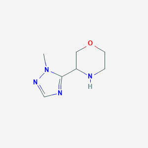 3-(1-methyl-1H-1,2,4-triazol-5-yl)morpholine图片