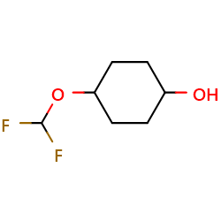 4-(difluoromethoxy)cyclohexan-1-ol图片