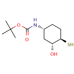 tert-butylN-[(1R,3R,4R)-3-hydroxy-4-sulfanylcyclohexyl]carbamate图片