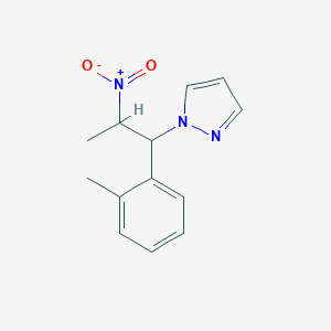 1-[1-(2-Methylphenyl)-2-nitropropyl]-1H-pyrazole图片