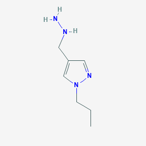 4-(Hydrazinylmethyl)-1-propyl-1H-pyrazole图片