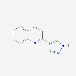 4-(Quinolin-2-yl)-1H-pyrazole图片