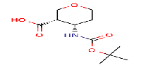 (3S,4S)-4-(tert-butoxycarbonylamino)tetrahydropyran-3-carboxylicacid图片