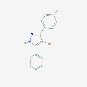 4-bromo-3,5-bis(4-methylphenyl)-1H-pyrazole图片