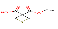 3-ethoxycarbonylthietane-3-carboxylicacid图片
