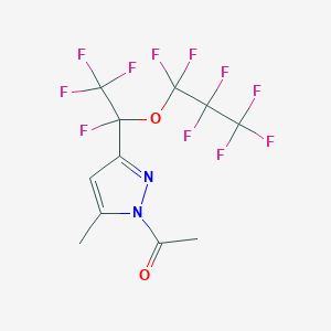 1-Acetyl-5(3)-methyl-3(5)-[perfluoro(1-propoxyethyl)]pyrazole图片