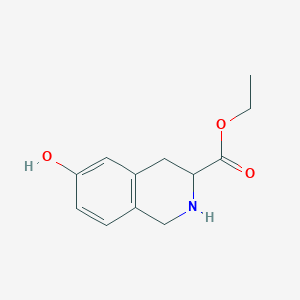 Ethyl 6-hydroxy-1,2,3,4-tetrahydroisoquinoline-3-carboxylate图片