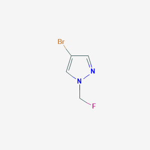 4-Bromo-1-(fluoromethyl)-1H-pyrazole图片