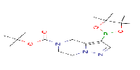 tert-butyl3-(tetramethyl-1,3,2-dioxaborolan-2-yl)-4H,5H,6H,7H-pyrazolo[1,5-a]pyrazine-5-carboxylate图片