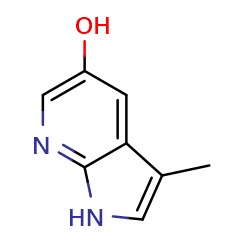 3-methyl-1H-pyrrolo[2,3-b]pyridin-5-ol图片