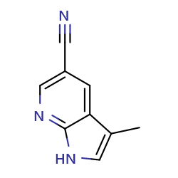 3-methyl-1H-pyrrolo[2,3-b]pyridine-5-carbonitrile图片