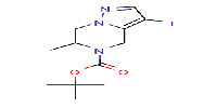 tert-butyl3-iodo-6-methyl-4H,5H,6H,7H-pyrazolo[1,5-a]pyrazine-5-carboxylate图片