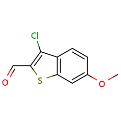 3-chloro-6-methoxy-1-benzothiophene-2-carbaldehyde图片