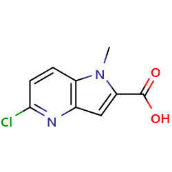 5-chloro-1-methyl-1H-pyrrolo[3,2-b]pyridine-2-carboxylicacid图片
