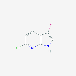 6-chloro-3-fluoro-1H-pyrrolo[2,3-b]pyridine图片