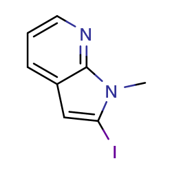 2-iodo-1-methyl-1H-pyrrolo[2,3-b]pyridine图片