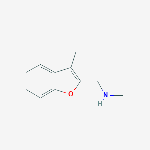 N-methyl-1-(3-methyl-1-benzofuran-2-yl)methanamine图片