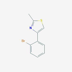 4-(2-bromophenyl)-2-methyl-1,3-thiazole图片
