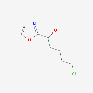 2-(5-Chlorovaleryl)oxazole图片