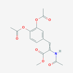 Methyl 2-Acetamido-3-(3,4-diacetoxyphenyl)-2-propenoate图片