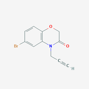 6-bromo-4-(prop-2-yn-1-yl)-3,4-dihydro-2H-1,4-benzoxazin-3-one图片