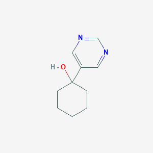1-(pyrimidin-5-yl)cyclohexan-1-ol图片