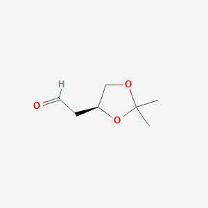 2-[(4S)-2,2-Dimethyl-1,3-dioxolan-4-yl]acetaldehyde图片