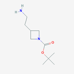 Tert-Butyl3-(2-aminoethyl)azetidine-1-carboxylate图片