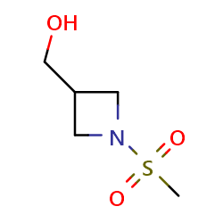 (1-Methanesulfonylazetidin-3-yl)methanol图片