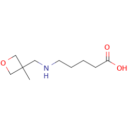 5-{[(3-methyloxetan-3-yl)methyl]amino}pentanoicacid图片