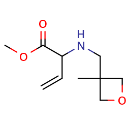 methyl2-{[(3-methyloxetan-3-yl)methyl]amino}but-3-enoate图片