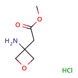 methyl2-(3-aminooxetan-3-yl)acetatehydrochloride图片