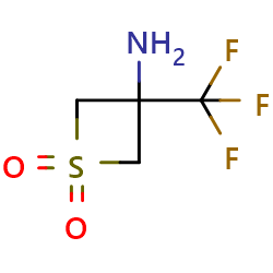 3-amino-3-(trifluoromethyl)-1λ?-thietane-1,1-dione图片
