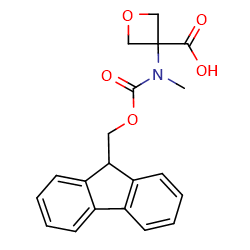 3-[9H-fluoren-9-ylmethoxycarbonyl(methyl)amino]oxetane-3-carboxylicacid图片
