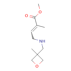 methyl2-methyl-4-{[(3-methyloxetan-3-yl)methyl]amino}but-2-enoate图片