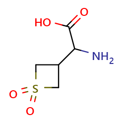 2-amino-2-(1,1-dioxo-1λ?-thietan-3-yl)aceticacid图片