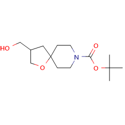 tert-butyl3-(hydroxymethyl)-1-oxa-8-azaspiro[4,5]decane-8-carboxylate图片