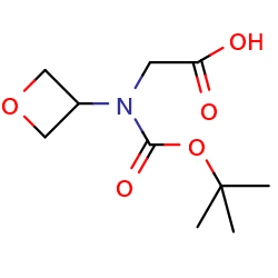 2-{[(tert-butoxy)carbonyl](oxetan-3-yl)amino}aceticacid图片