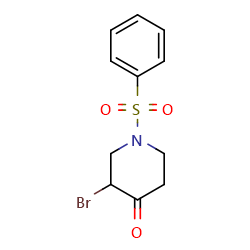 1-(benzenesulfonyl)-3-bromopiperidin-4-one图片