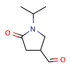 5-oxo-1-(propan-2-yl)pyrrolidine-3-carbaldehyde图片