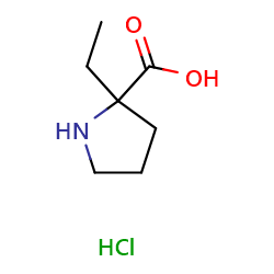 2-ethylpyrrolidine-2-carboxylicacidhydrochloride图片