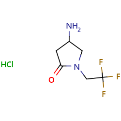 4-amino-1-(2,2,2-trifluoroethyl)pyrrolidin-2-onehydrochlorideͼƬ