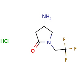 4-amino-1-(2,2,2-trifluoroethyl)pyrrolidin-2-onehydrochloride图片